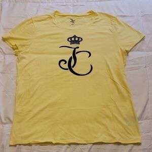 Yellow Juicy Couture Crown Women's Top